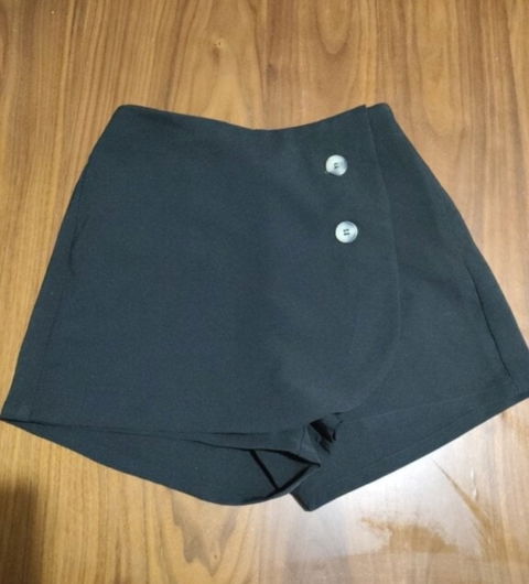 Falda Short Negra Love Tree Talla S Nueva
