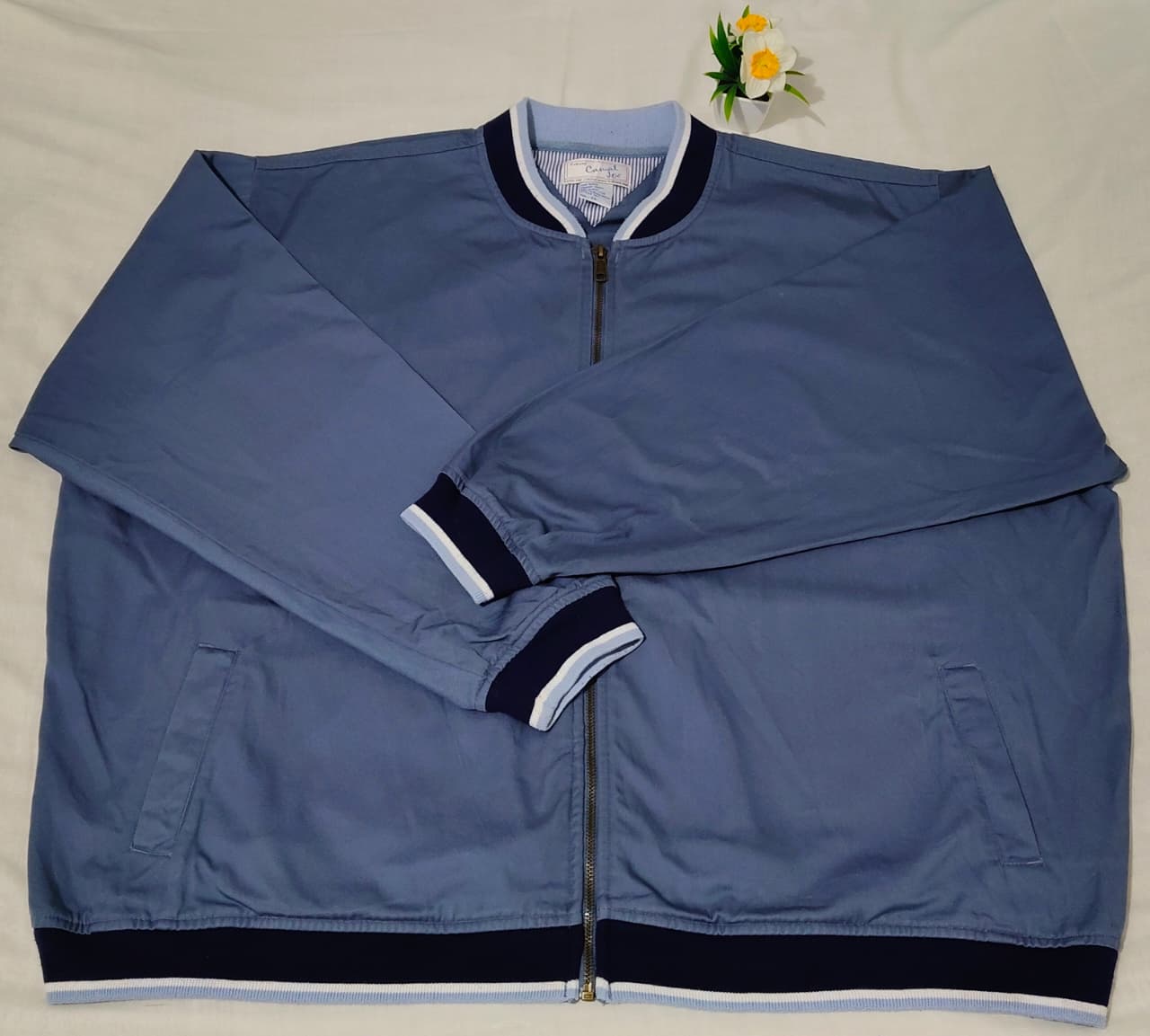 Chamarra Bomber Vintage 90s Casual Joe Talla 3XL (Varsity Style)