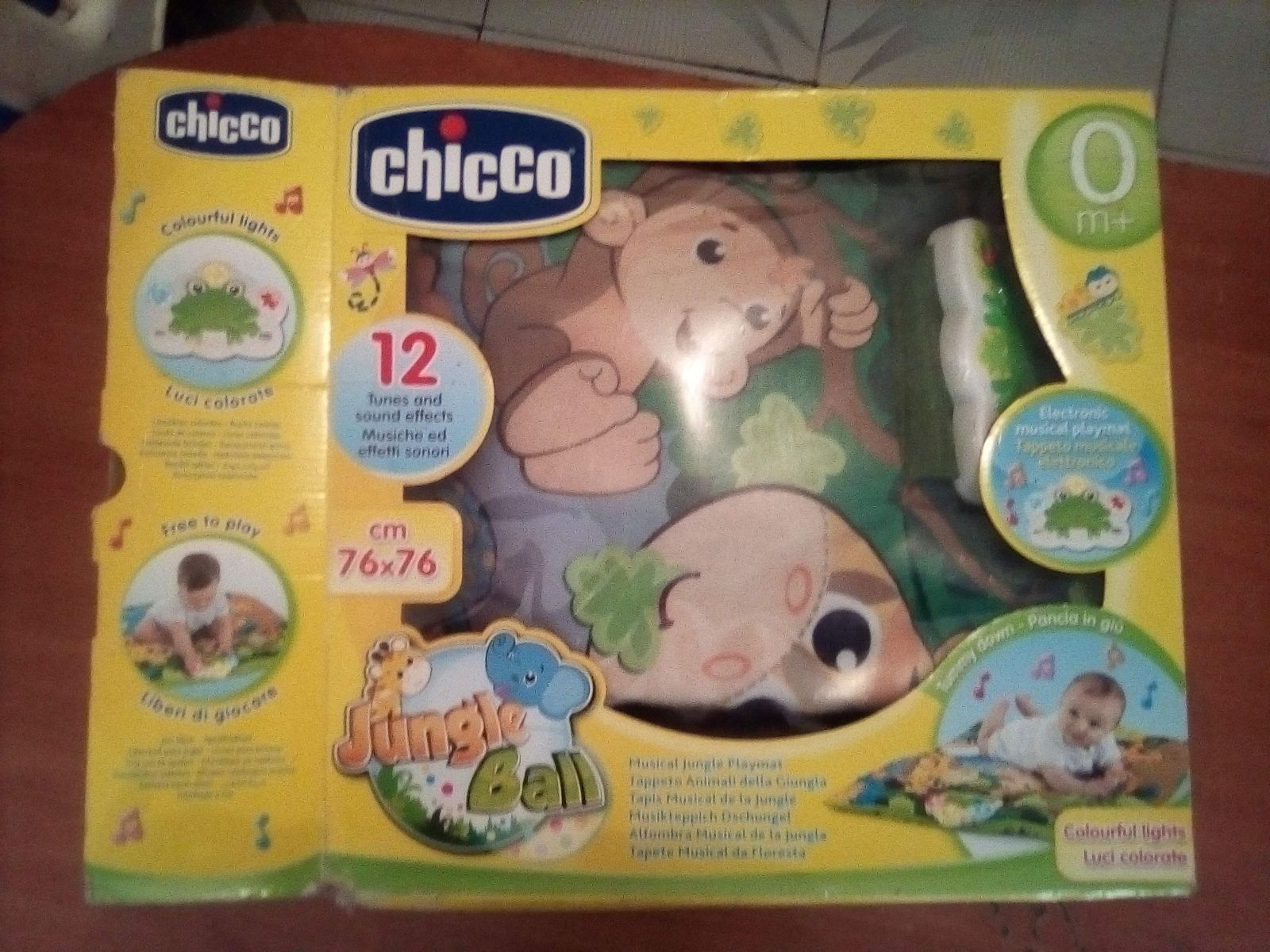 Tapete interactivo para bebé Chicco Jungle Ball