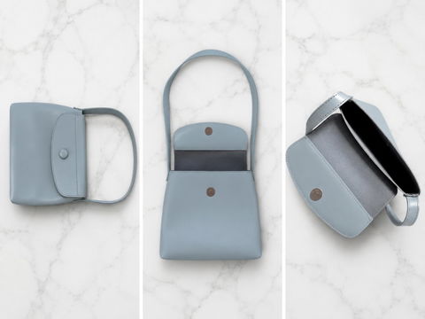 Bolsa de Hombro Azul Claro MINISO