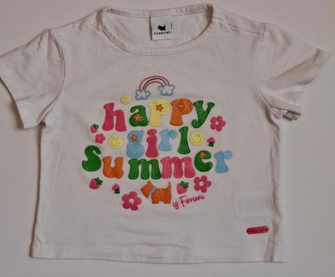 Playera Ferrioni Niña "Happy Girl Summer"