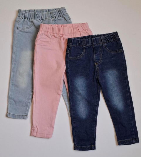 Set de 3 Pantalones Jeggings Shein para Niña