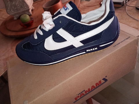 Tenis Panam Azul Talla 23 Nuevos