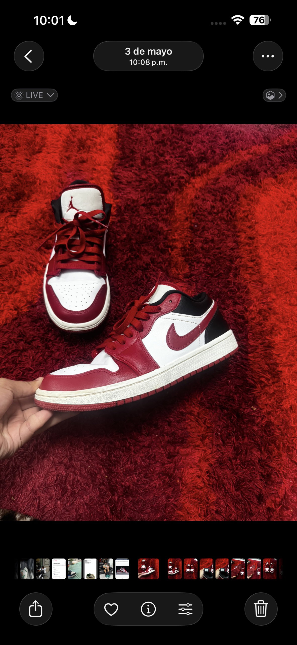 Tenis Jordan Originales Talla 8 en Buen Estado