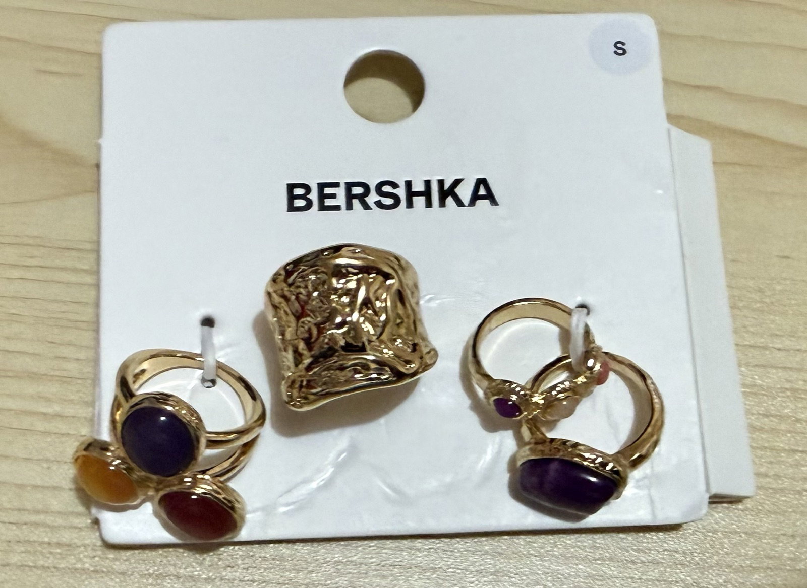 Set de anillos bershka