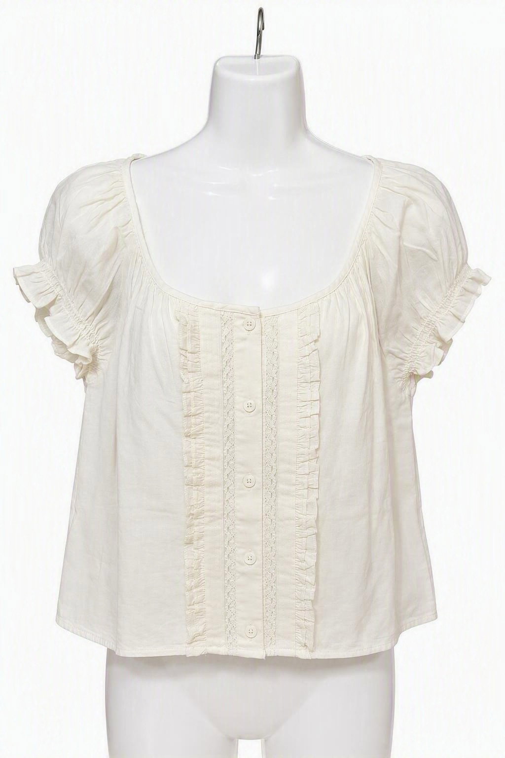 Blusa campesina de Bershka