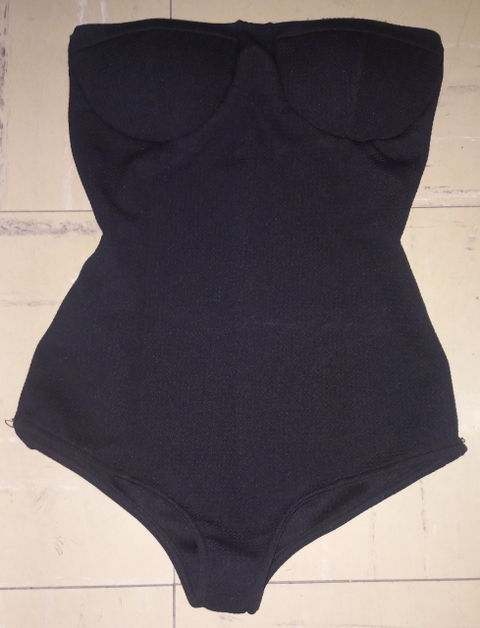 Body Negro Talla M Nuevo Sin Etiquetas