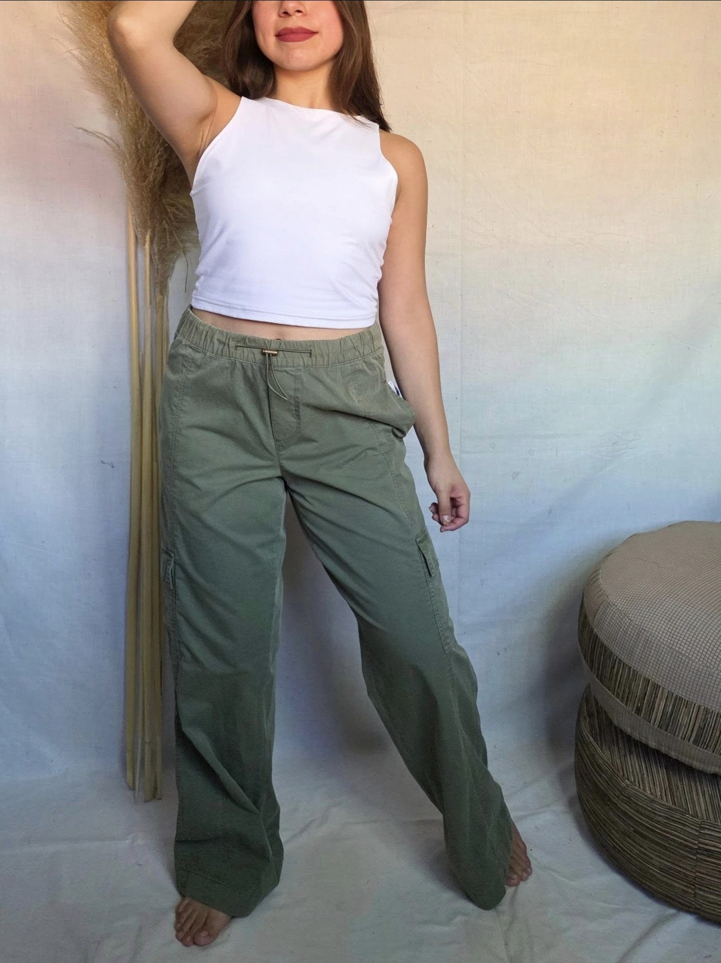 Pantalón Cargo Olivo Arizona
