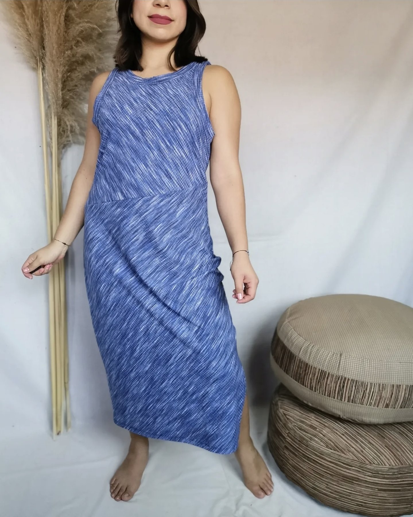 Vestido Midi Mar Índigo INC