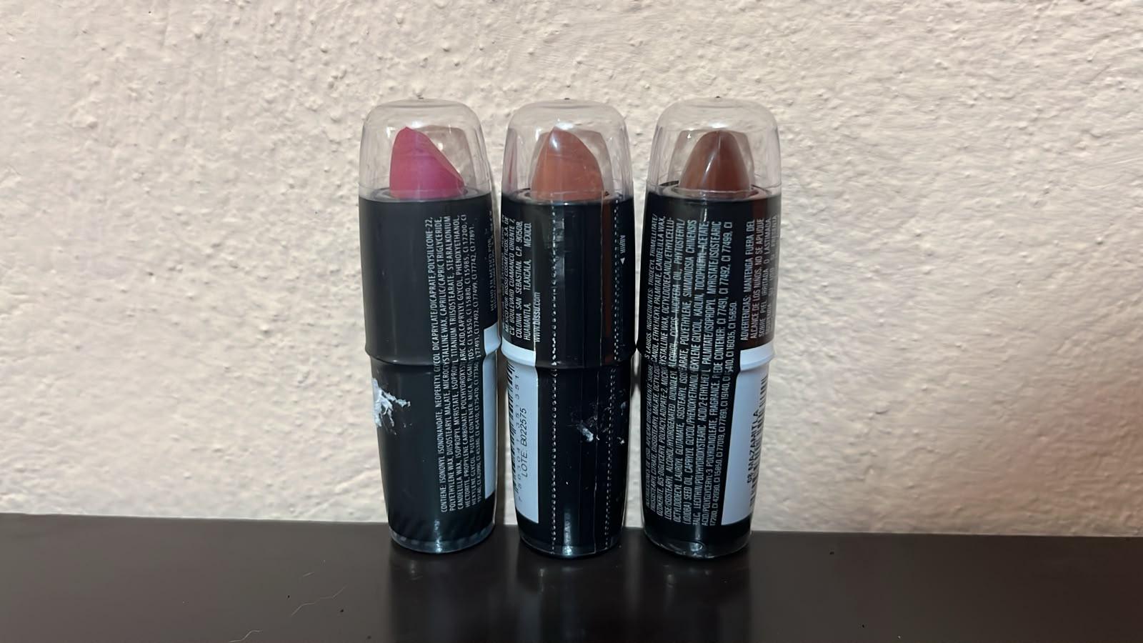 Paquete de 3 Labiales Bissu: Mazamitla 08, Mazunte 05 y San José 11