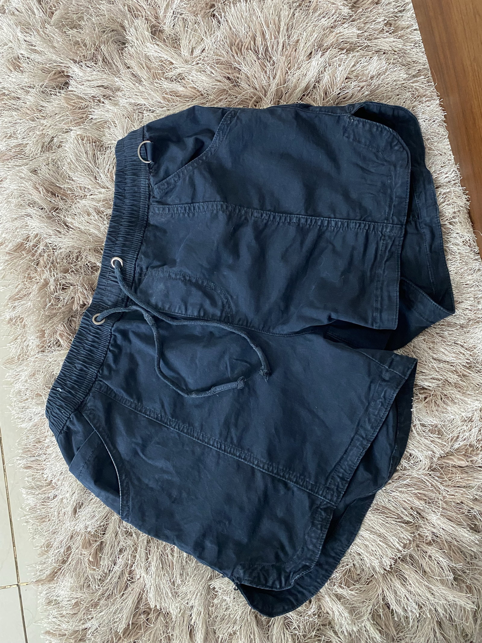 Shorts Bershka Azul Marino en Excelente Estado
