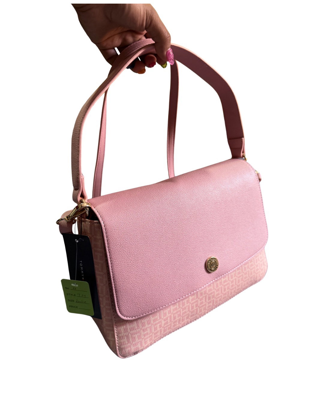 Bolso Crossbody Tommy Hilfiger Grande Rosa