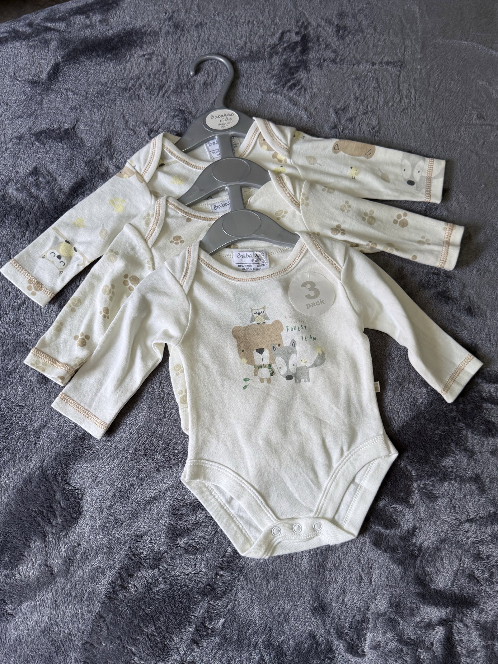 Paquete de 3 Bodies de Bebé - Nuevos Little Me