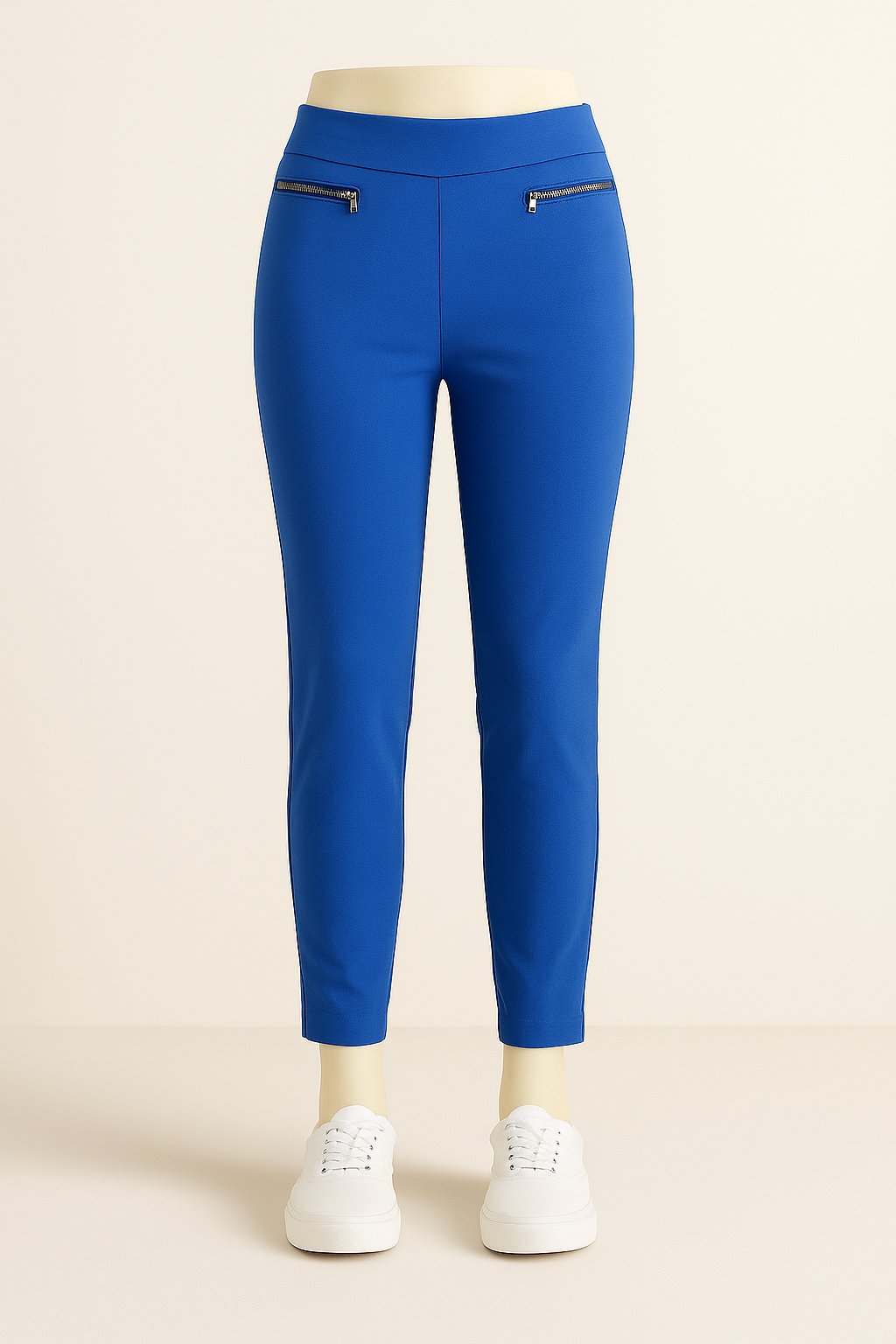 Pantalón Capri Pescador Stretch Azul