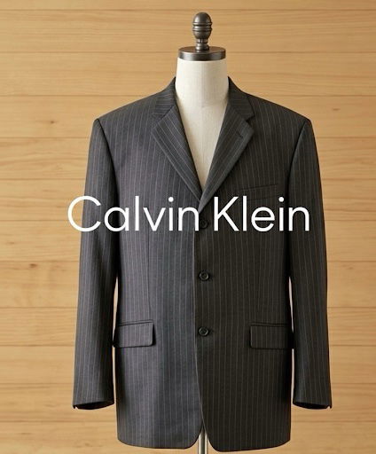Saco Calvin Klein - Gris con rayas
