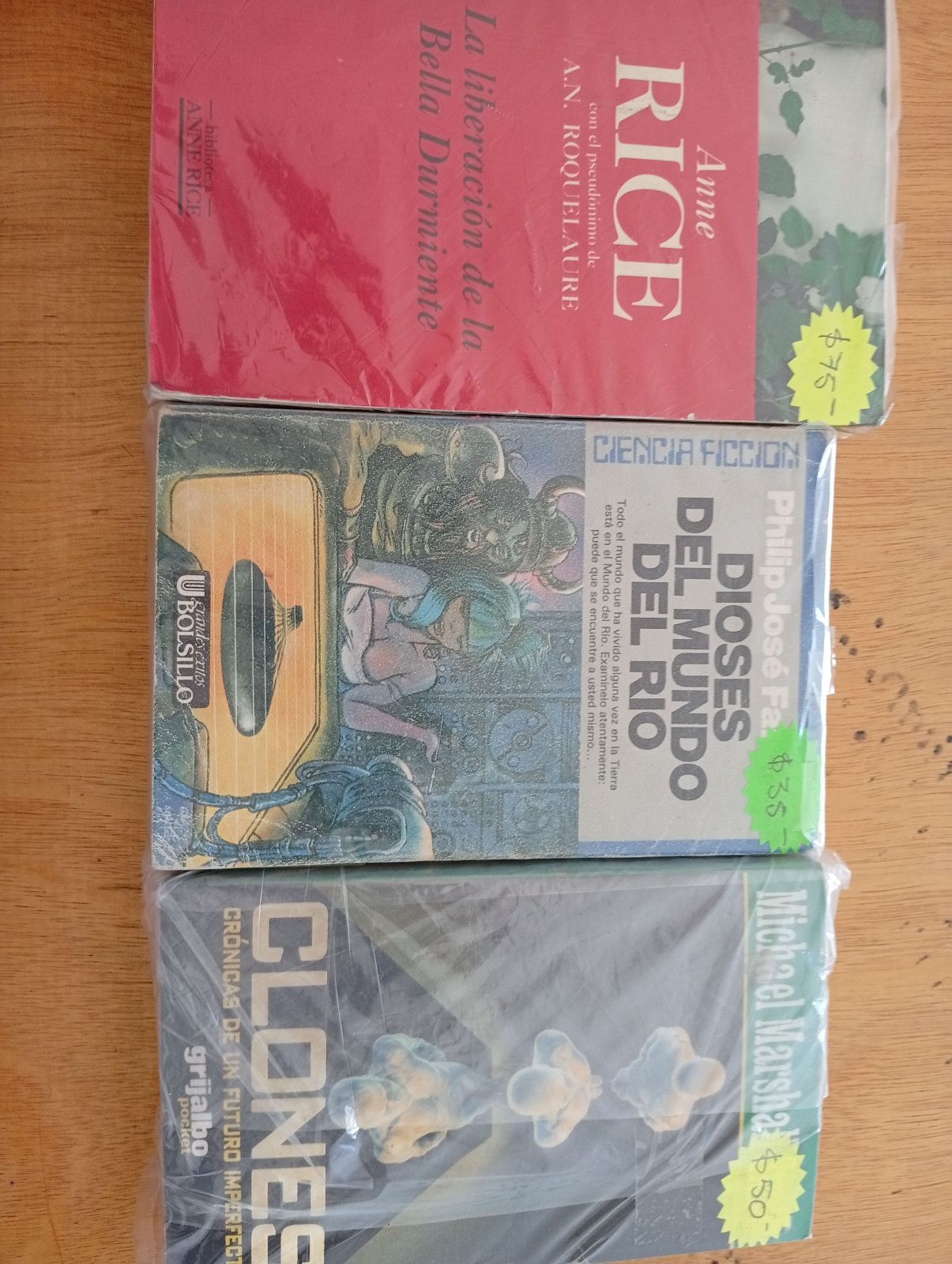 Lote de libros de ciencia ficción y fantasía