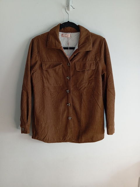 Sobrecamisa de Pana Café BOMY Talla S (Puede quedar a M) Nueva con Etiqueta