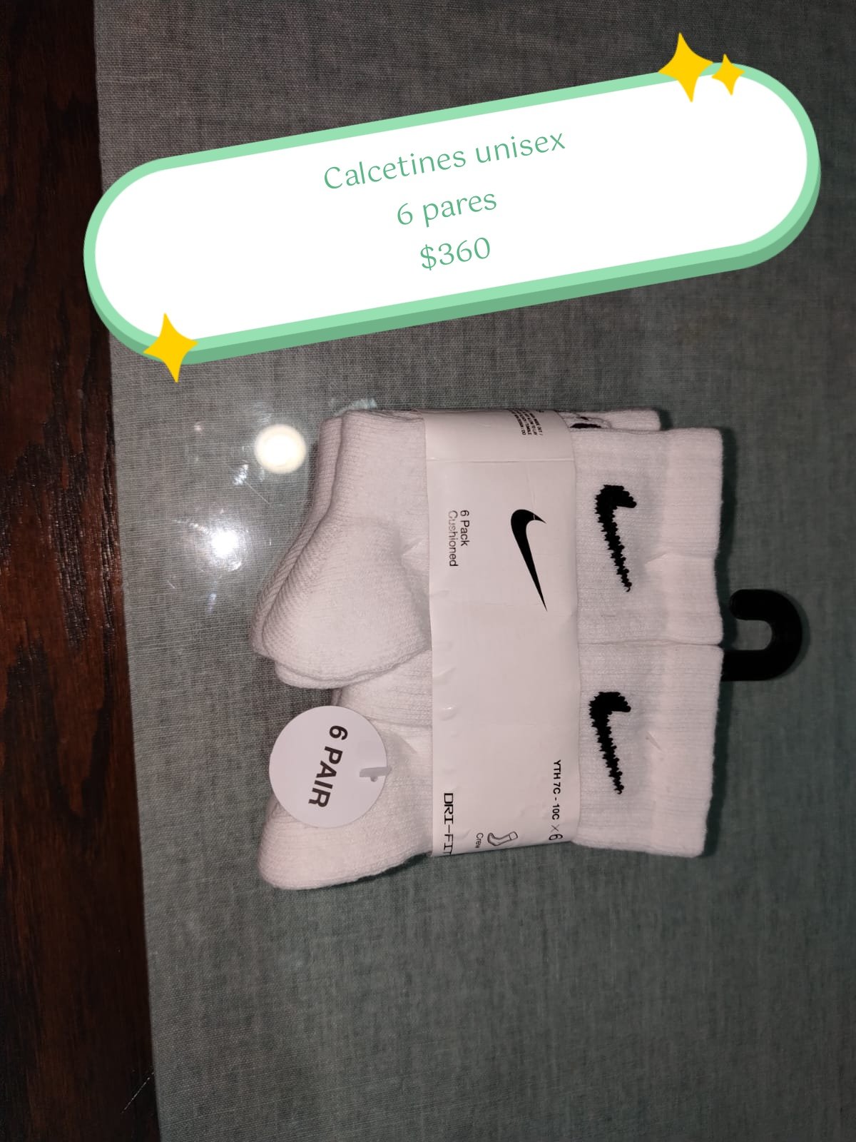Calcetines Nike con 6 pares