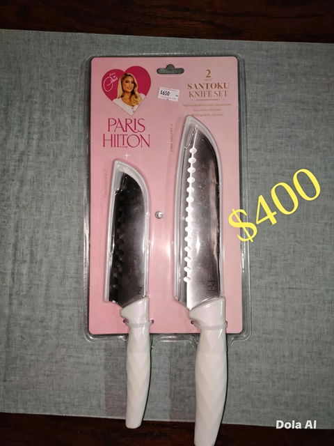 Juego de 2 cuchillos marca PARÍS HILTON