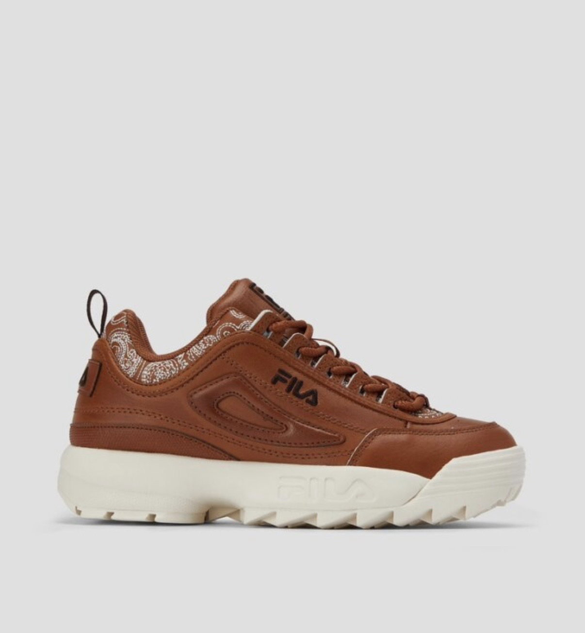 Tenis Fila Disruptor II Nuevos Color Café