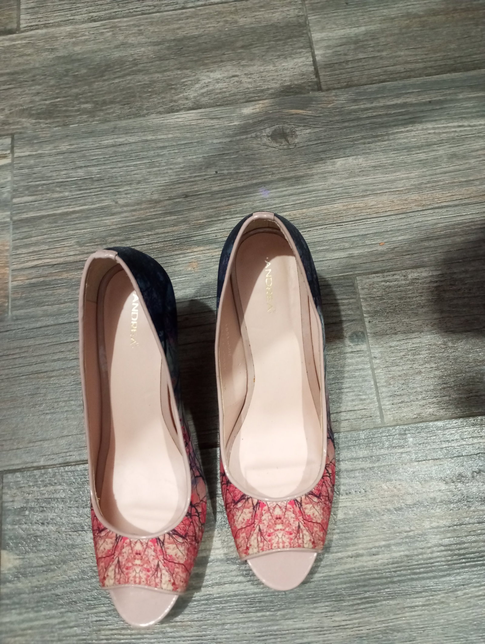Zapatillas con Tacón Andrea Talla 25 - Como Nuevas