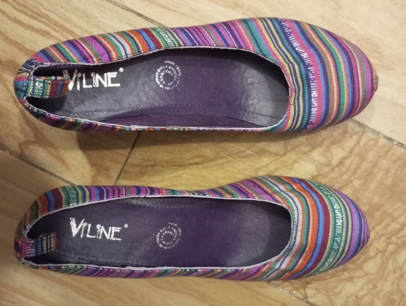 Zapatos Tacón Puente ViLine Talla 25 Multicolor