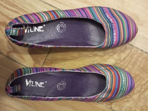 Zapatos Tacón Puente ViLine Talla 25 Multicolor