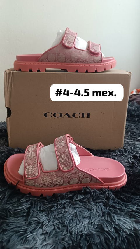 Sandalias deportivas Coach número 4-4.5, originales con caja