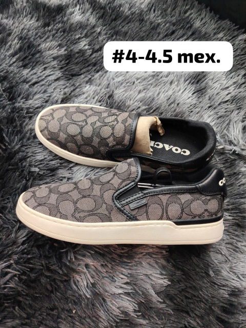 Tenis Slip On Coach #4.5 Mex - Como Nuevos