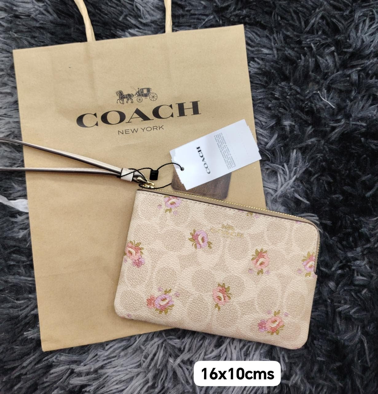 Muñequera Coach de Flores Nueva 100% Original