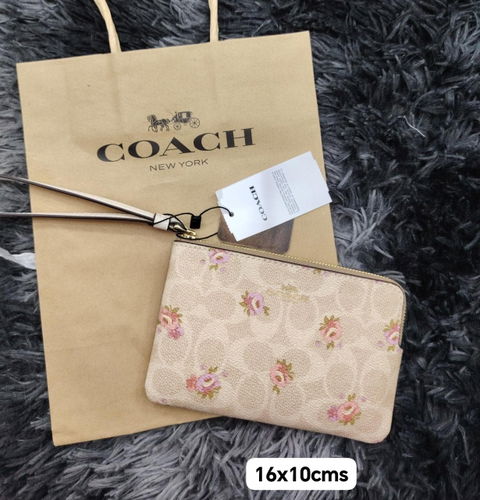 Muñequera Coach de Flores Nueva 100% Original