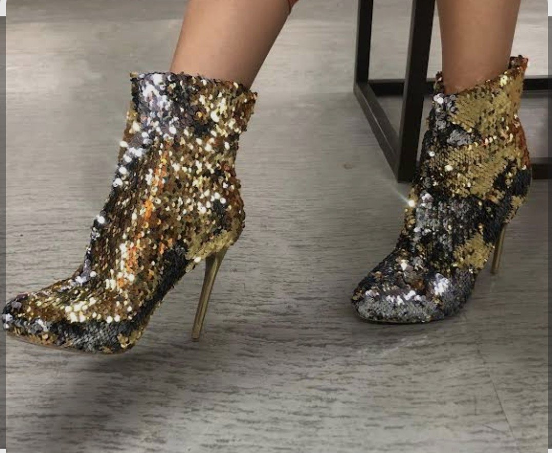 Botines de lentejuelas reversibles 