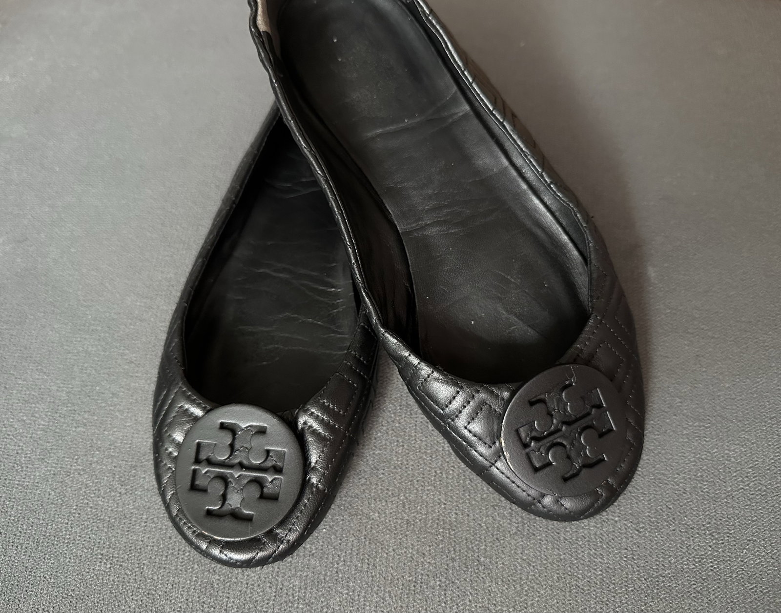 Flats de piel Tory Burch Talla 24.5 MX