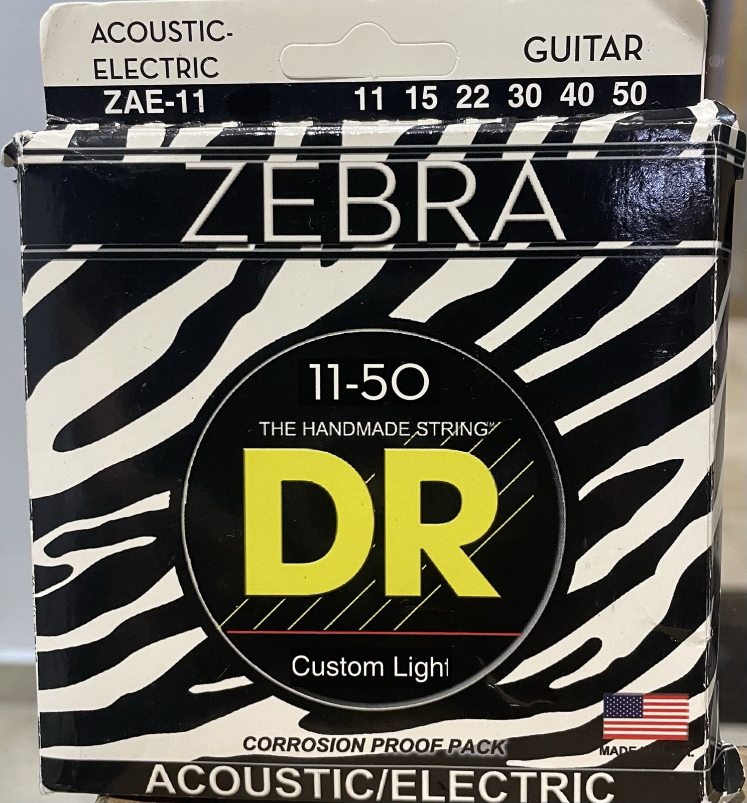 Cuerdas de guitarra acústica Zebra DR Strings 11-50