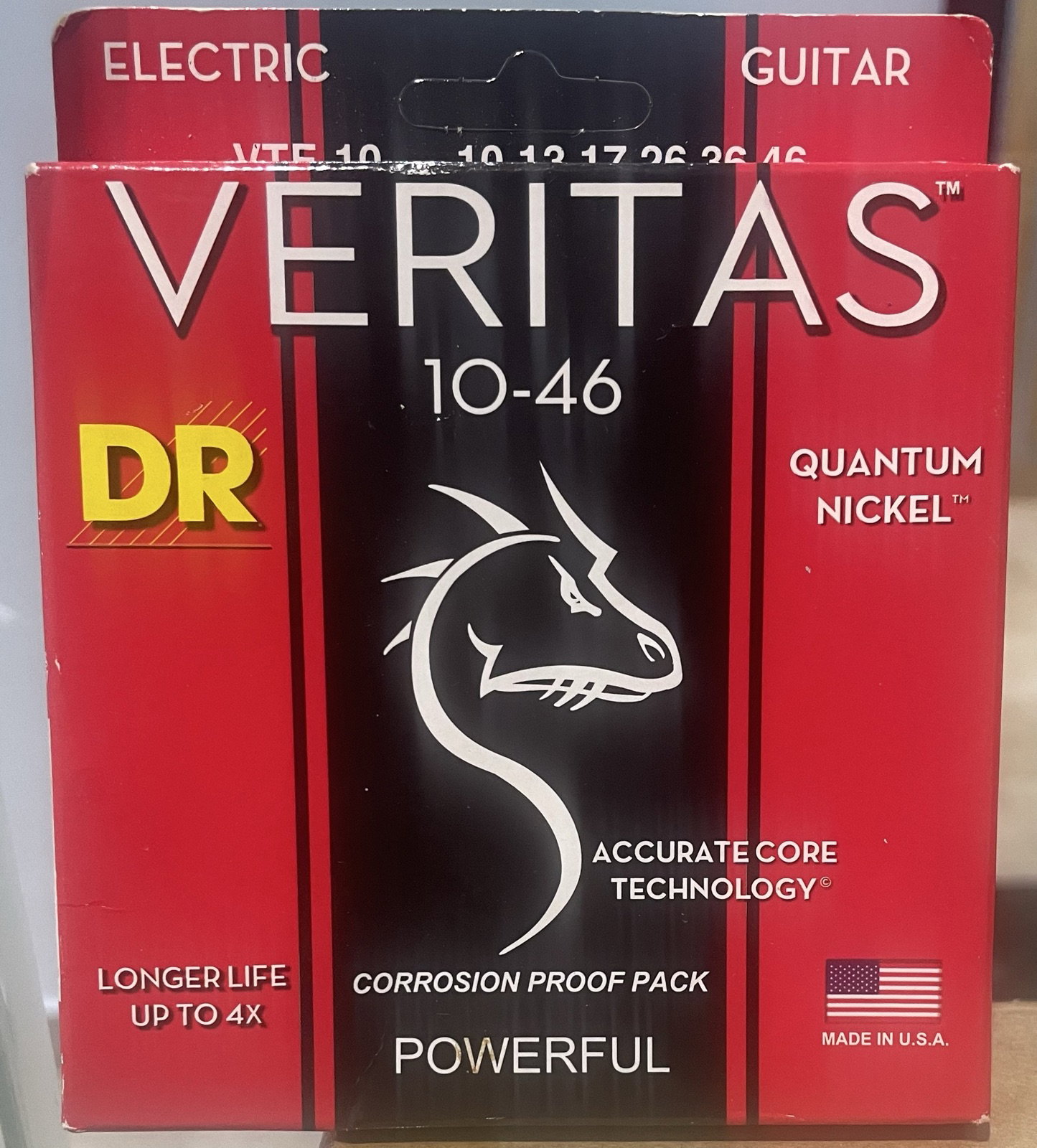 Cuerdas para guitarra eléctrica Veritas DR Strings 10-46