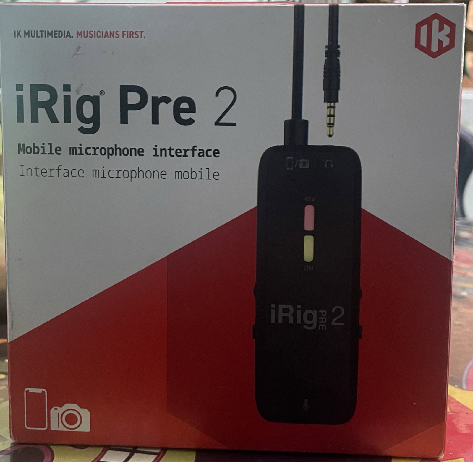 Interfaz de micrófono Irig Pre 2