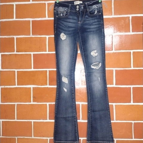 Jeans Mudd de Mezclilla Acampanados Talla 0