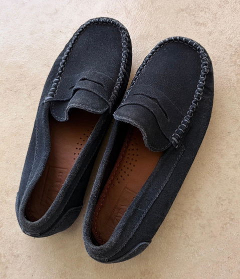 Mocasín de piel niño Zara