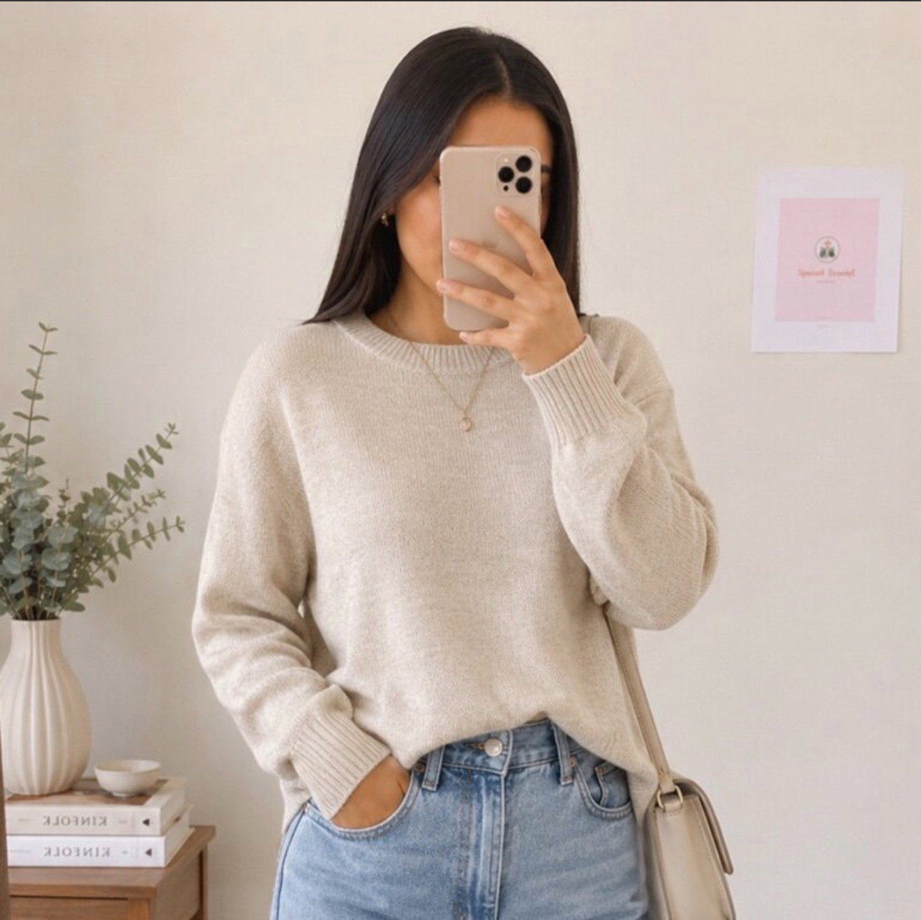 Suéter Beige H&M nuevo con etiqueta 