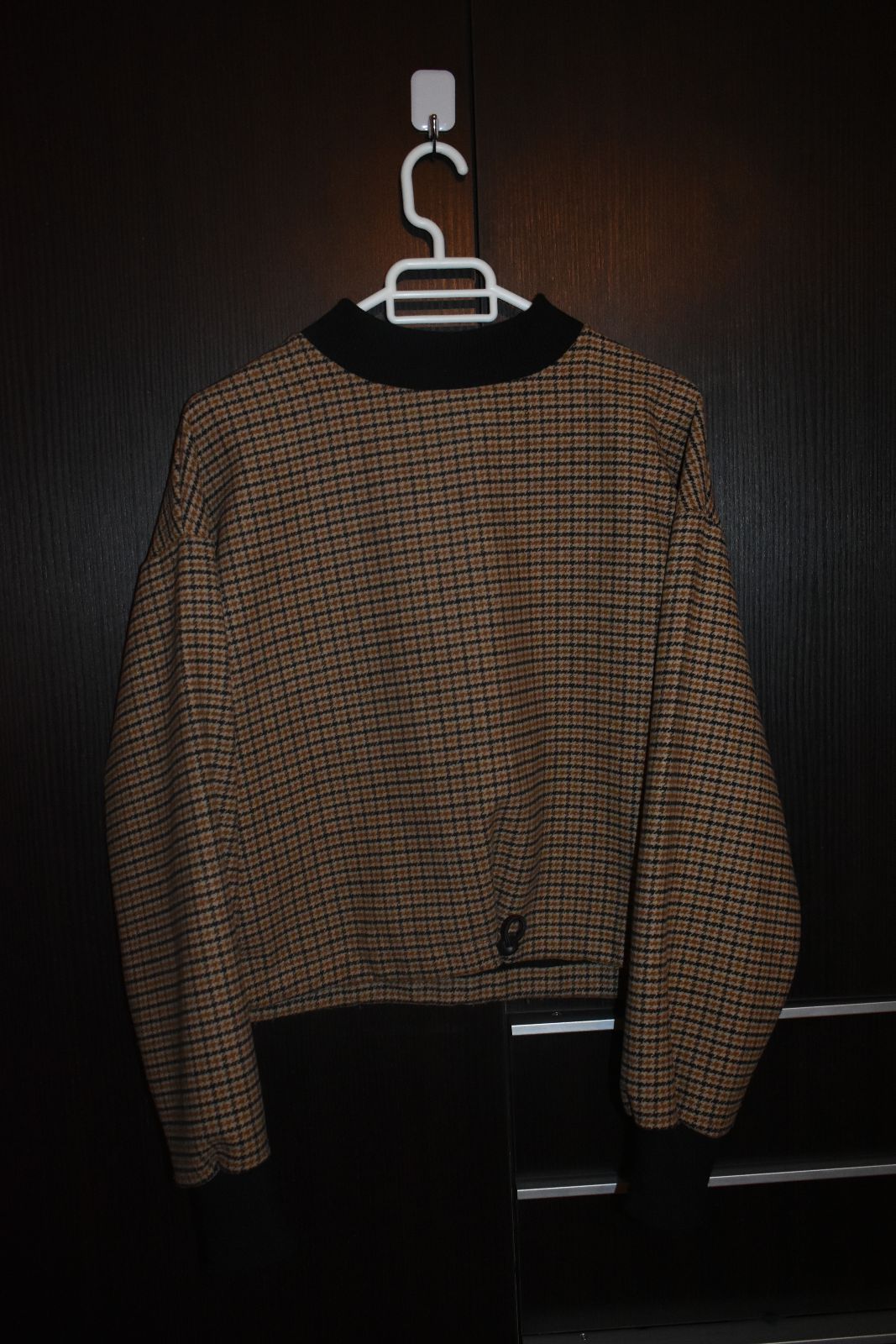 Suéter estampado tipo Houndstooth