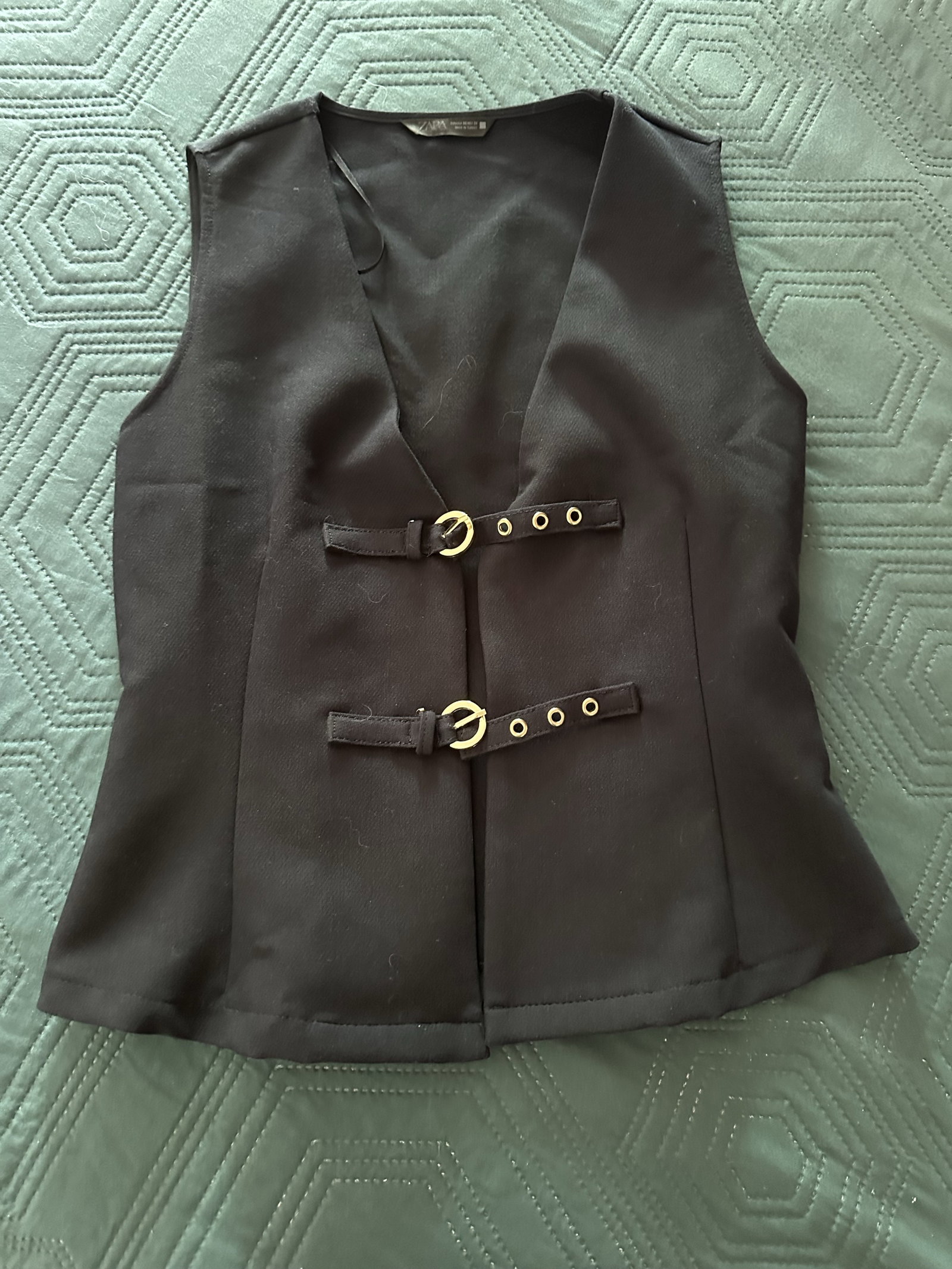 Blusa Negra de Zara en Buen Estado