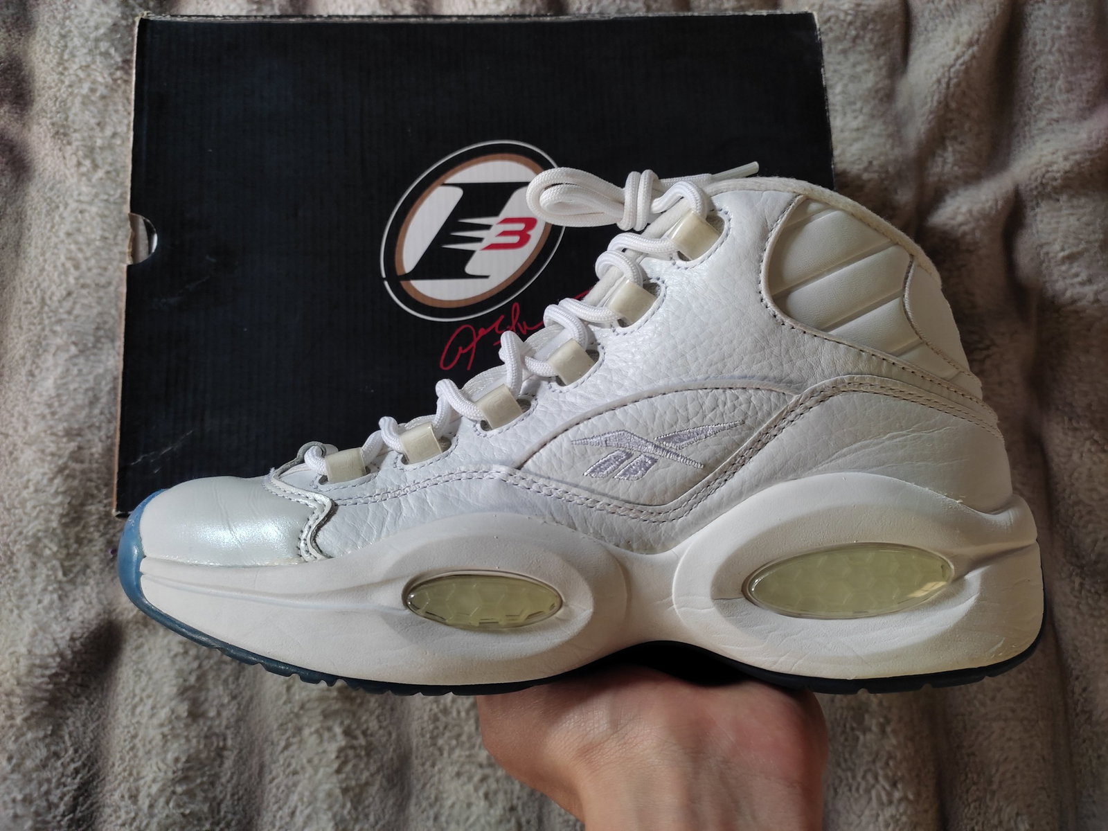 Tenis Reebok Iverson Answer Triple White 