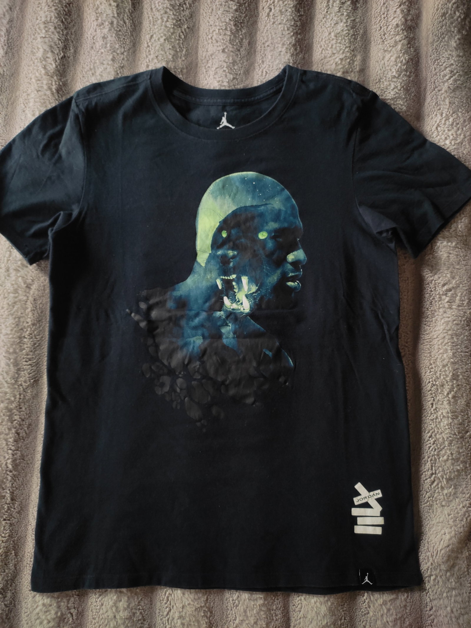 Playera Jordan Black Cat 13 como nueva