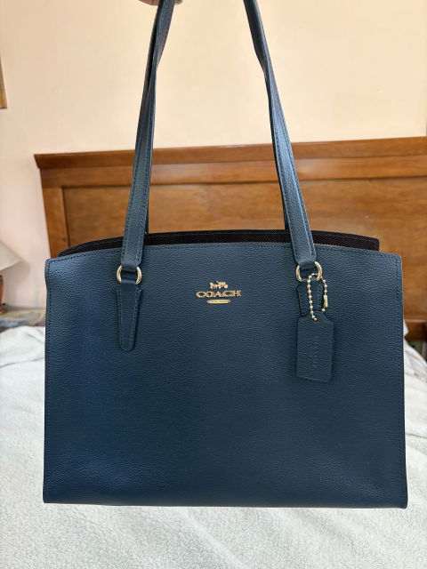 Tote Coach Carryall Azul