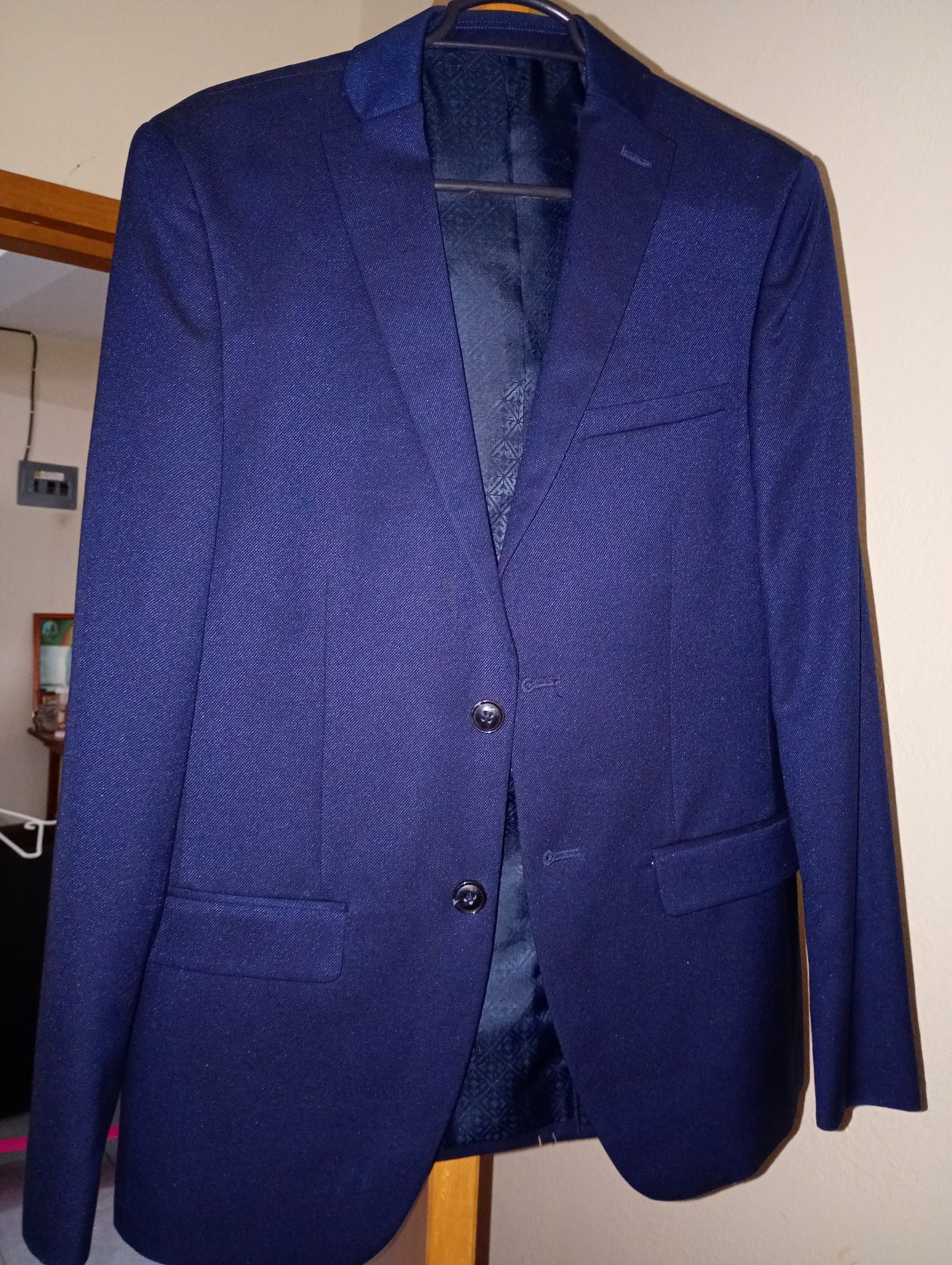 Saco azul juvenil talla M