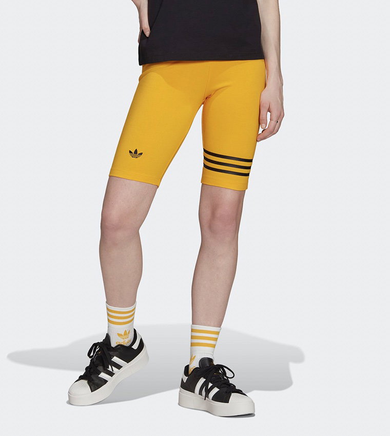 Biker Short Adidas Amarillo Nuevos