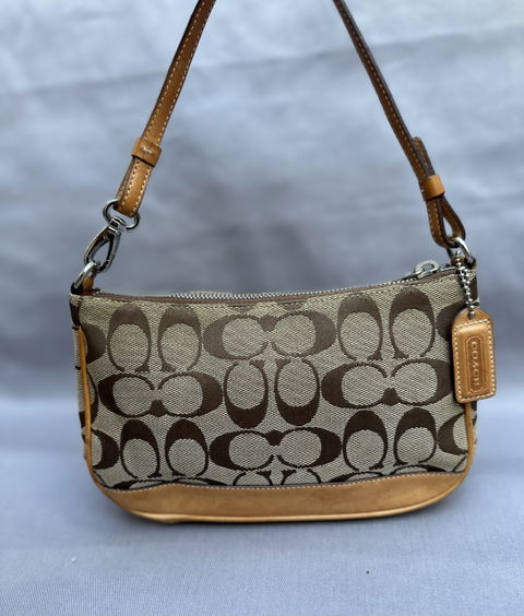 Bolso Mini Baguette Coach en Buen Estado