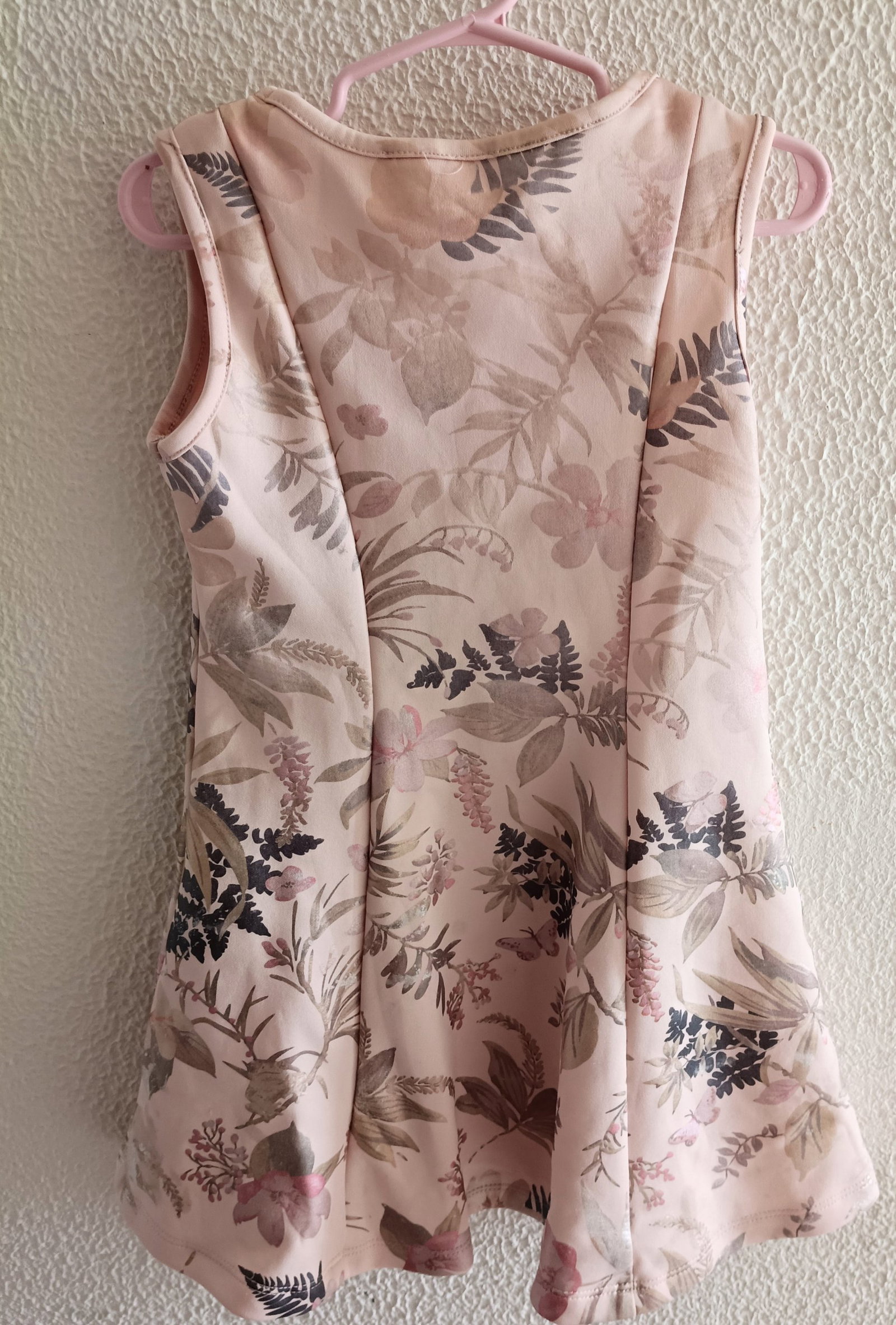 Vestido floral niña 5años