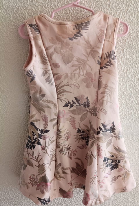 Vestido floral niña 5años