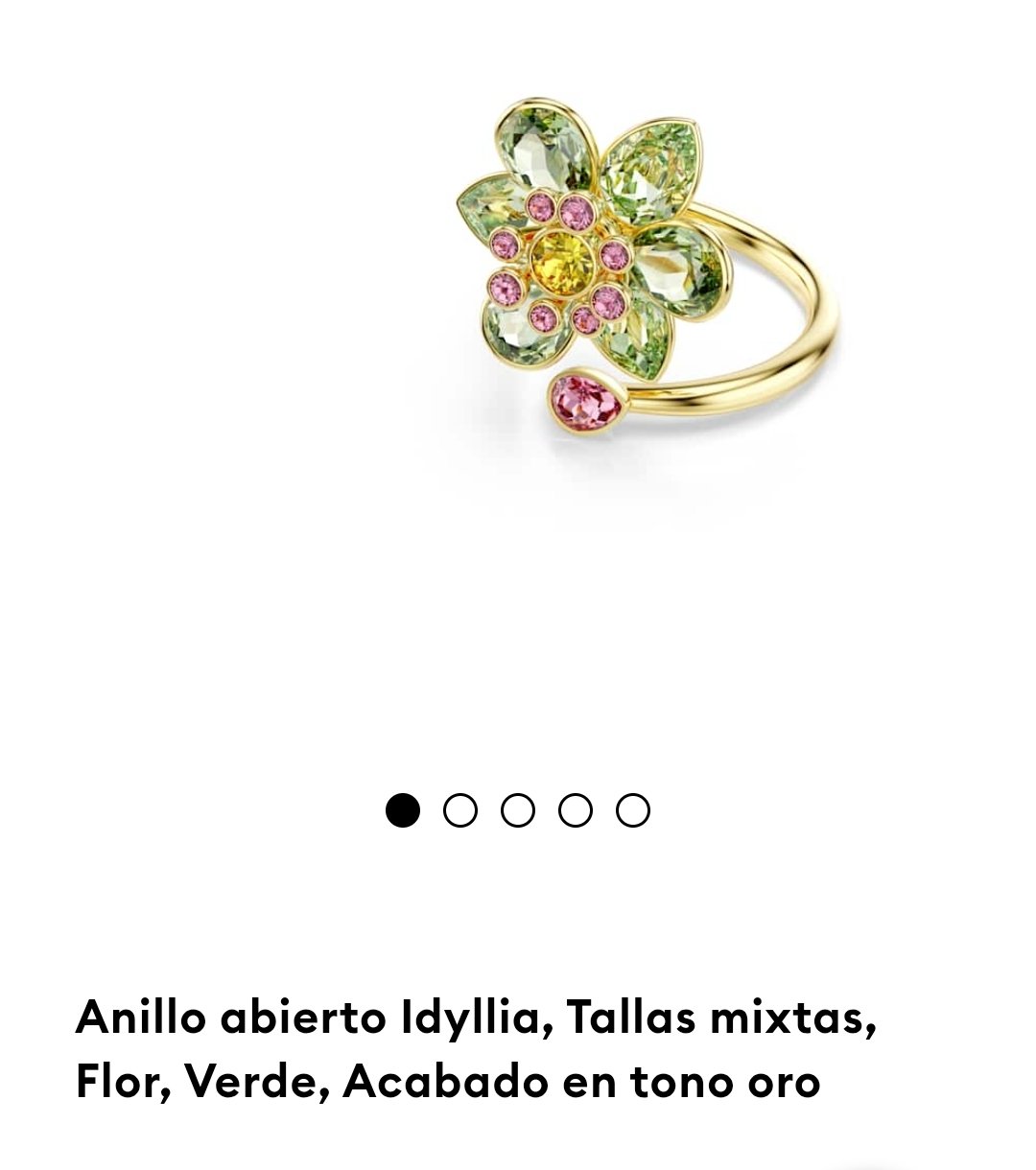 Anillo Tipo Swarovski Idyllia
